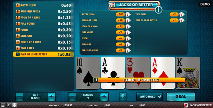 Red Rake Jacks or Better