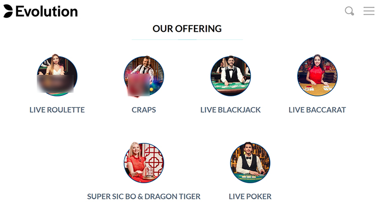 Каталог Evolution